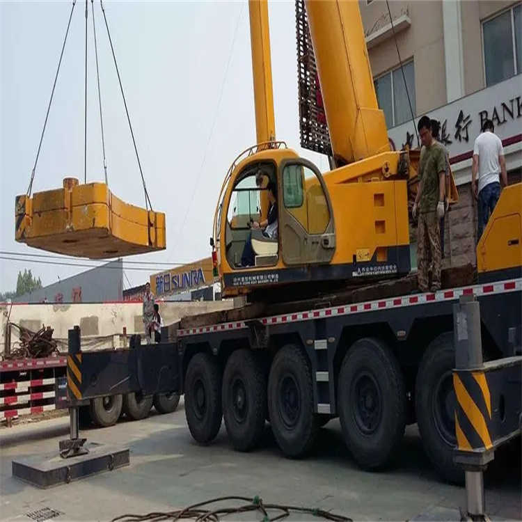 桂林当地吊车出租|机器吊装|75吨|工厂搬迁服务